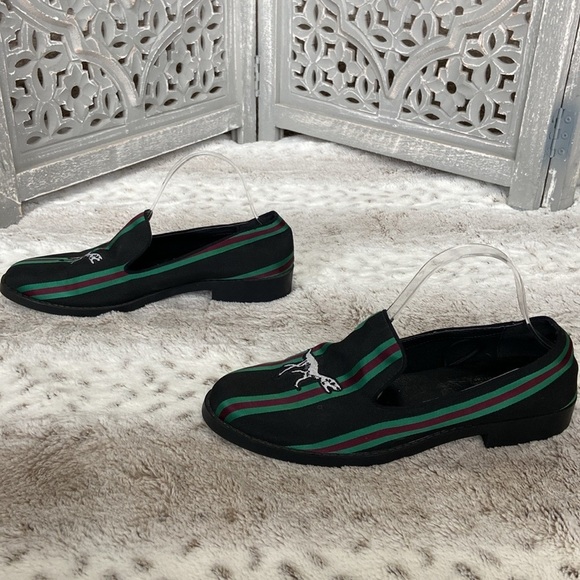 Men’s Urban Outfitters loafers size 8 stripes boho chic shoes dinosaur bones main image 9
